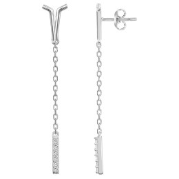 Les Boucles d'oreilles pendantes, en Argent 925/1000, Argent by Stauffer, 60400002