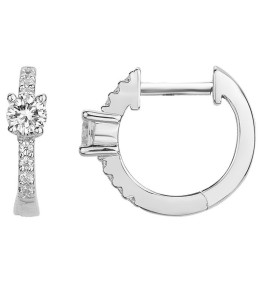 Les Boucles d'oreilles créoles, en Argent 925/1000, Argent by Stauffer, 60400028
