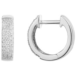 Les Boucles d'oreilles créoles, en Argent 925/1000, Argent by Stauffer, 60400031