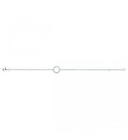 Le Bracelet argent 925/1000, oxydes de zirconium, by Stauffer