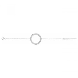 Le Bracelet argent 925/1000, oxydes de zirconium, by Stauffer