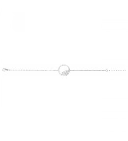 Bracelet Argent 925/1000 et 6 oxydes de zirconium by Stauffer 70300215