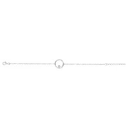 Le Bracelet argent 925/1000, cercle et oxyde de zirconium, by Stauffer