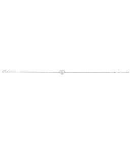 Le Bracelet argent 925/1000, coeur et oxyde de zirconium, by Stauffer
