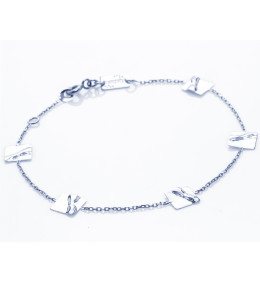 le Bracelet or gris 375/1000 ,froissé by Stauffer