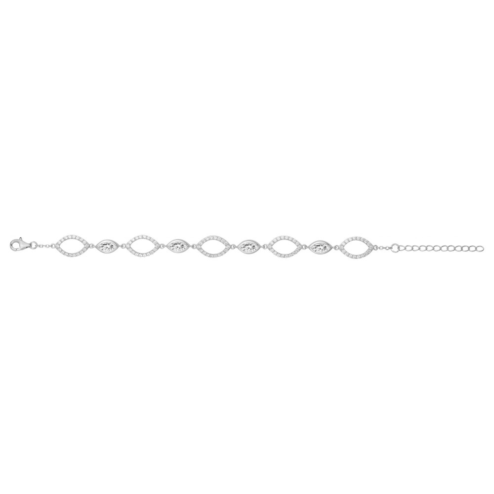 Bracelet Argent 925/1000 et 94 oxydes de zirconium by Stauffer 70300369