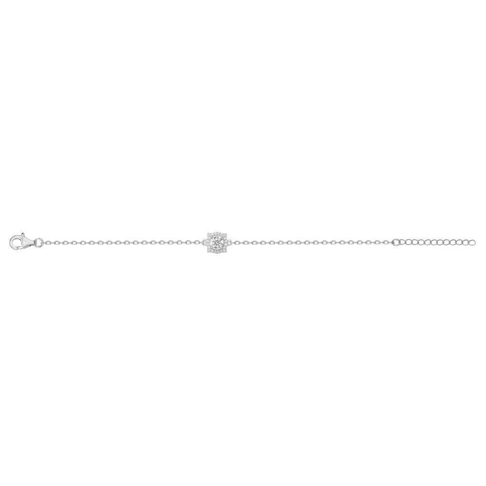 Bracelet Argent 925/1000 et 21 oxydes de zirconium by Stauffer 70300388