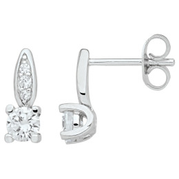 Boucles d'oreilles Argent 925/1000, Argent by Stauffer, 70400018
