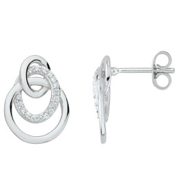 Boucles d'oreilles Argent 925/1000, Argent by Stauffer, 70400019