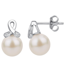 Boucles d'oreilles puces Argent by Stauffer Ref. 70400024-B