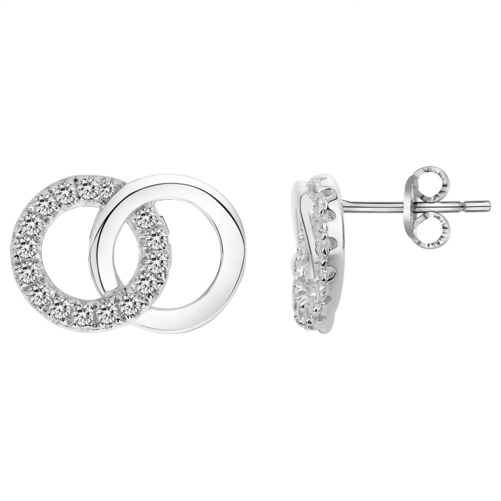 Boucles d'oreilles Argent 925/1000, Argent by Stauffer, 70400136