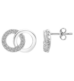 Boucles d'oreilles Argent 925/1000, Argent by Stauffer, 70400136