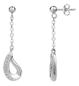 Boucles d'oreilles pendantes Argent by Stauffer Ref. 70400185