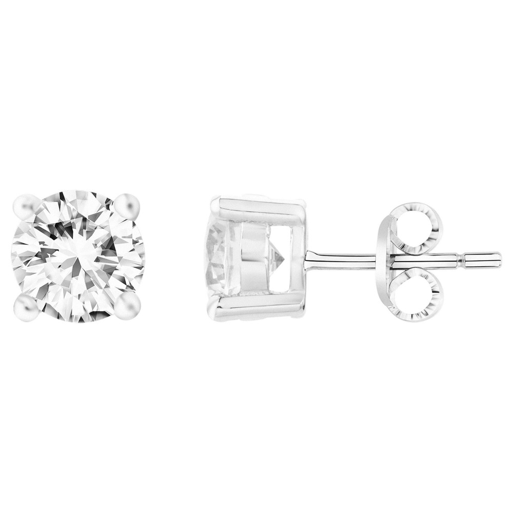 Les Boucles d'oreilles argent 925/1000, oxydes de zirconium, by Stauffer