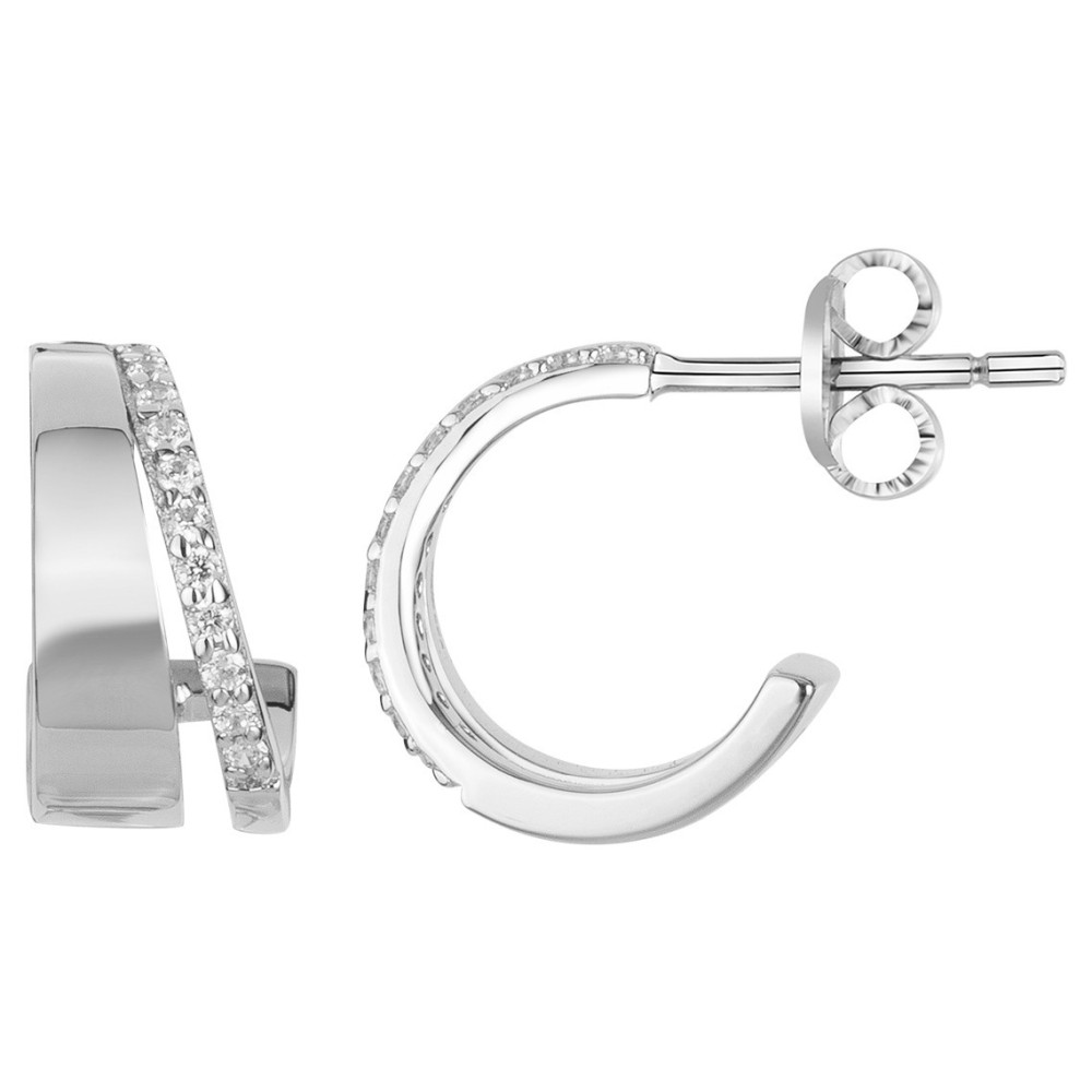Boucles d'oreilles Argent 925/1000, Argent by Stauffer, 70400335