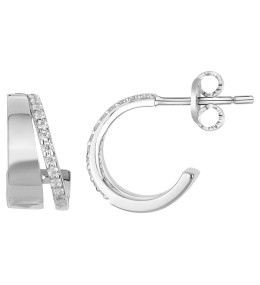 Boucles d'oreilles Argent 925/1000, Argent by Stauffer, 70400335