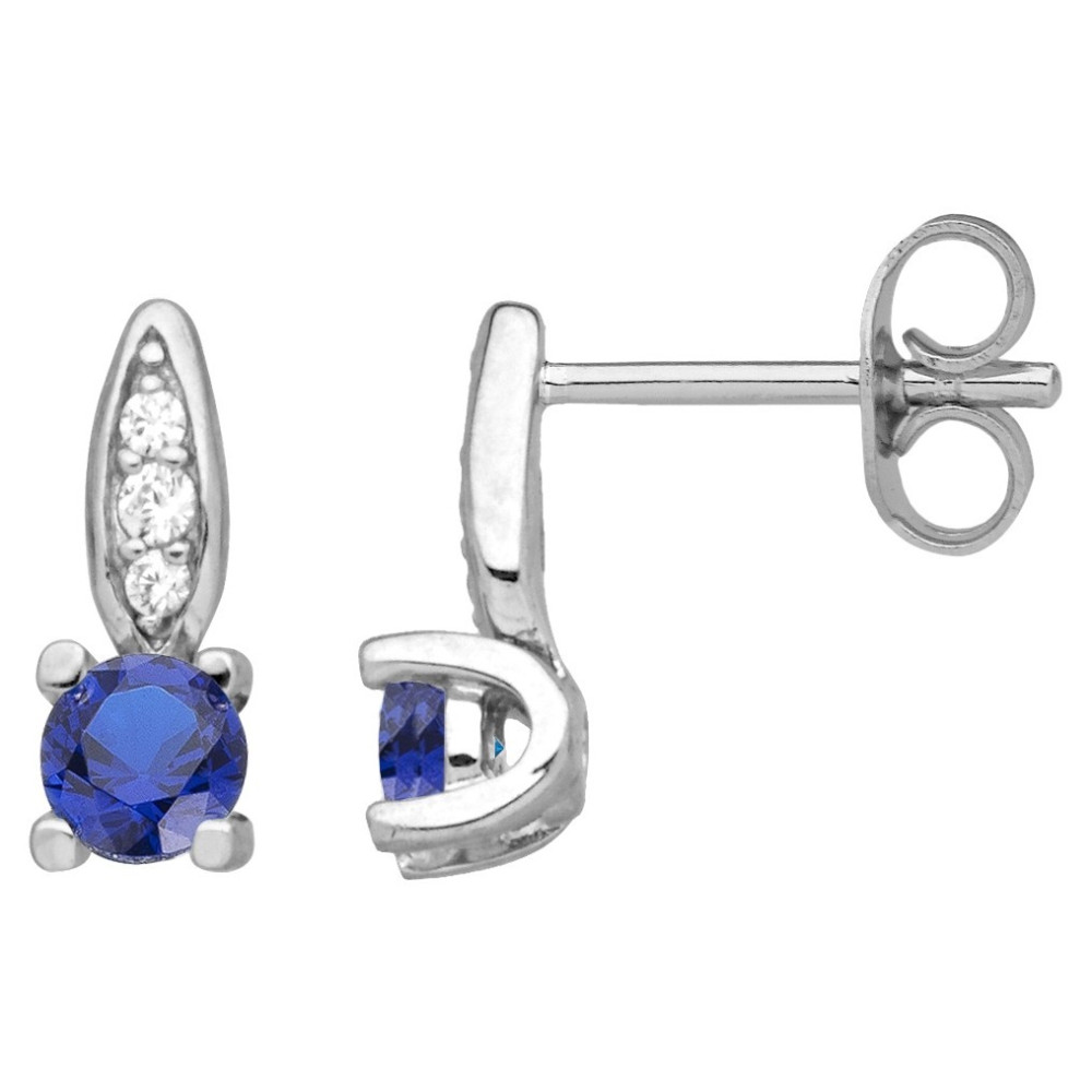 Boucles d'oreilles puces Argent by Stauffer Ref. 70400386