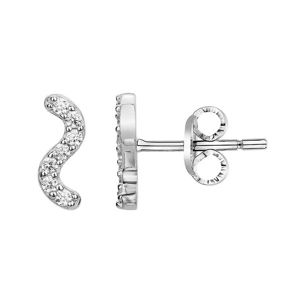 Boucles d'oreilles Argent 925/1000, Argent by Stauffer, 70400466