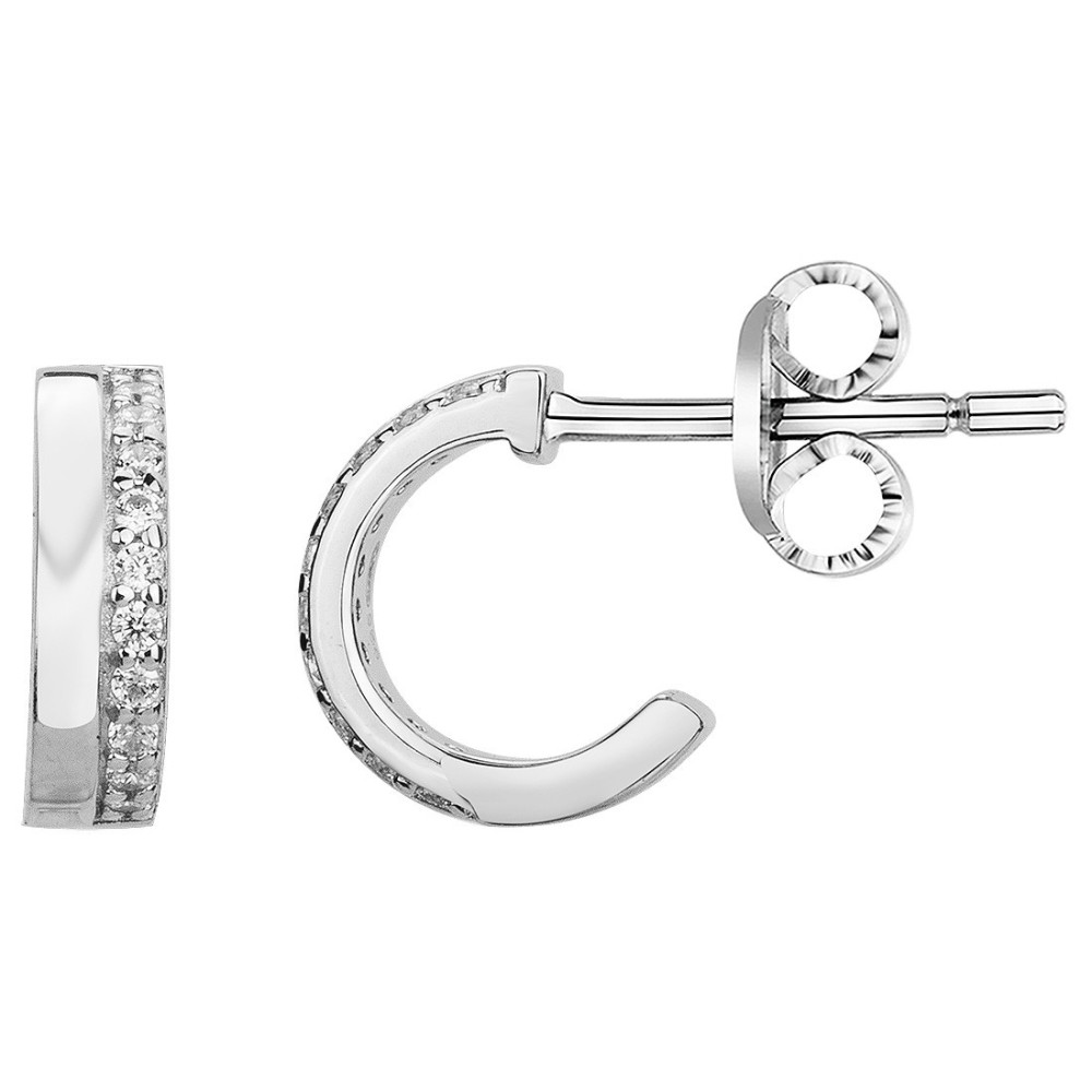 Boucles d'oreilles Argent 925/1000, Argent by Stauffer, 70400469