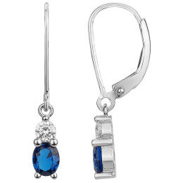 Boucles d'oreilles pendantes Argent by Stauffer Ref. 70400477