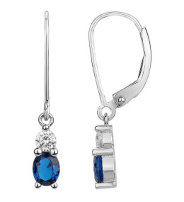 Boucles d'oreilles pendantes Argent by Stauffer Ref. 70400477