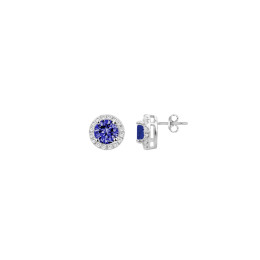 Boucles d'oreilles puces Argent by Stauffer Ref. 70400506