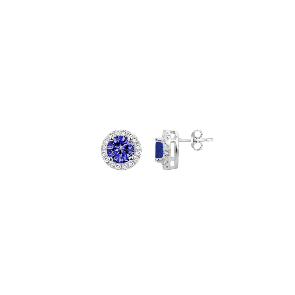 Boucles d'oreilles puces Argent by Stauffer Ref. 70400506