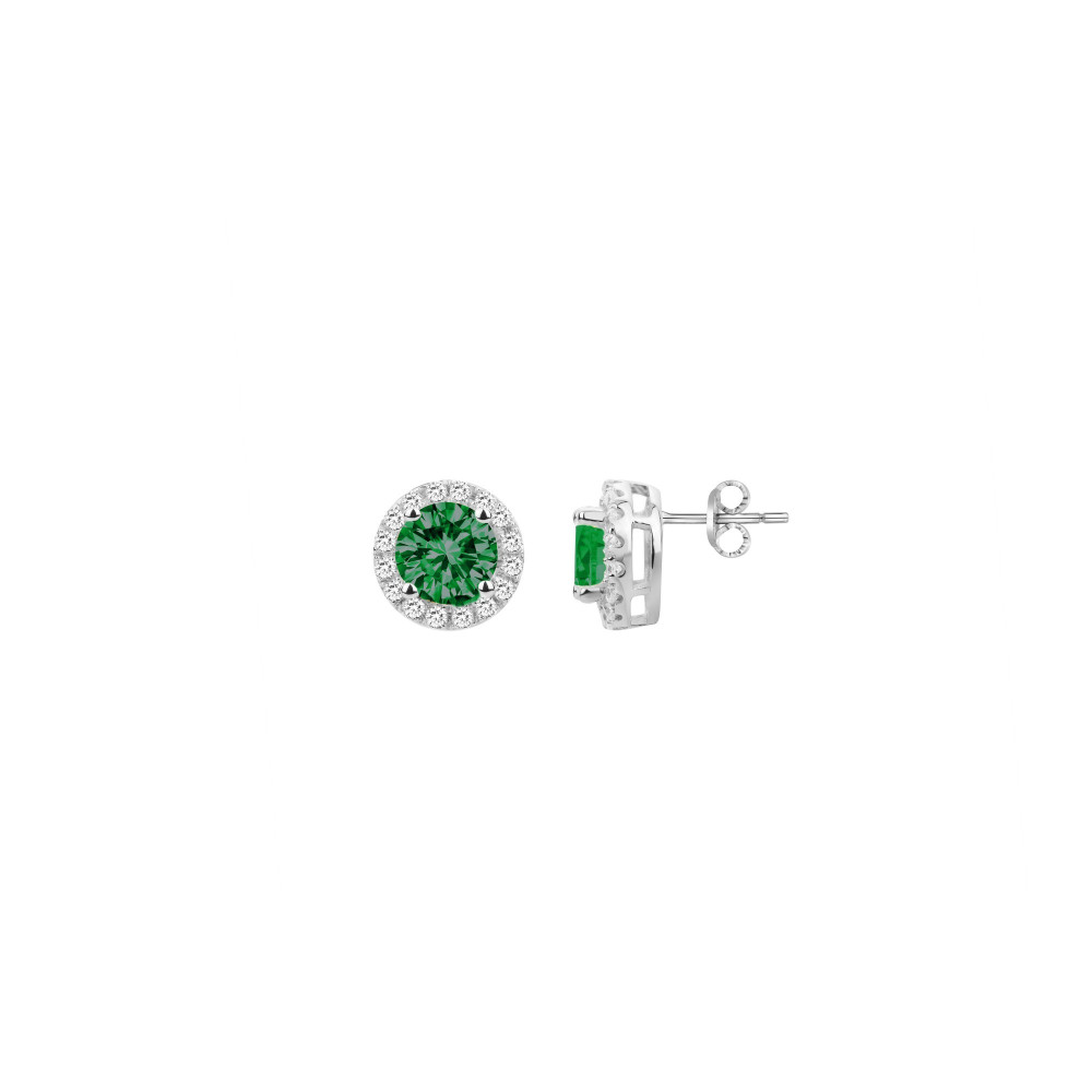 Boucles d'oreilles puces Argent by Stauffer Ref. 70400508