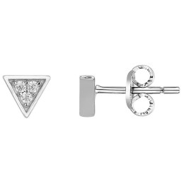 Boucles d'oreilles puces Argent by Stauffer Ref. 70400554