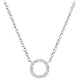 Le Collier argent 925/1000, cercle et oxydes de zirconium by Stauffer