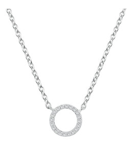 Le Collier argent 925/1000, cercle et oxydes de zirconium by Stauffer
