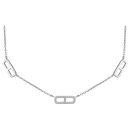 Le Collier argent 925/1000, oxydes de zirconium by Stauffer