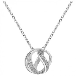 Collier Argent 925/1000 et oxydes de zirconium by Stauffer 70700260