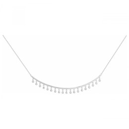 Le Collier argent 925/1000, oxydes de zirconium by Stauffer