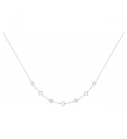 Le Collier argent 925/1000, oxydes de zirconium by Stauffer