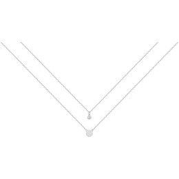 Collier double chaînes Argent by Stauffer Ref. 70700837