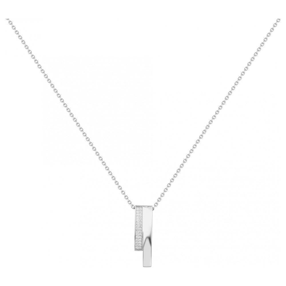 Collier Argent 925/1000 et oxydes de zirconium by Stauffer 70700875