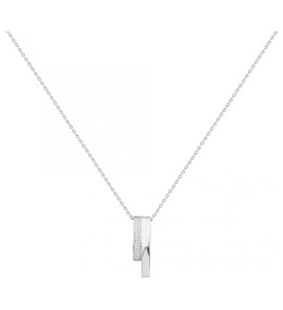 Collier Argent 925/1000 et oxydes de zirconium by Stauffer 70700875