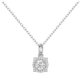 Collier Argent 925/1000 et oxydes de zirconium by Stauffer 70700909