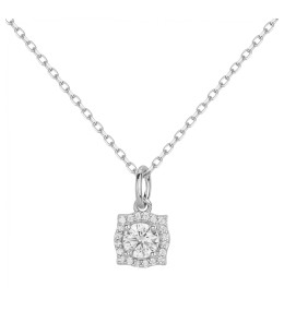 Collier Argent 925/1000 et oxydes de zirconium by Stauffer 70700909