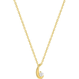Le Collier or jaune 750/1000 , diamant, by Stauffer