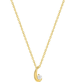 Le Collier or jaune 750/1000 , diamant, by Stauffer