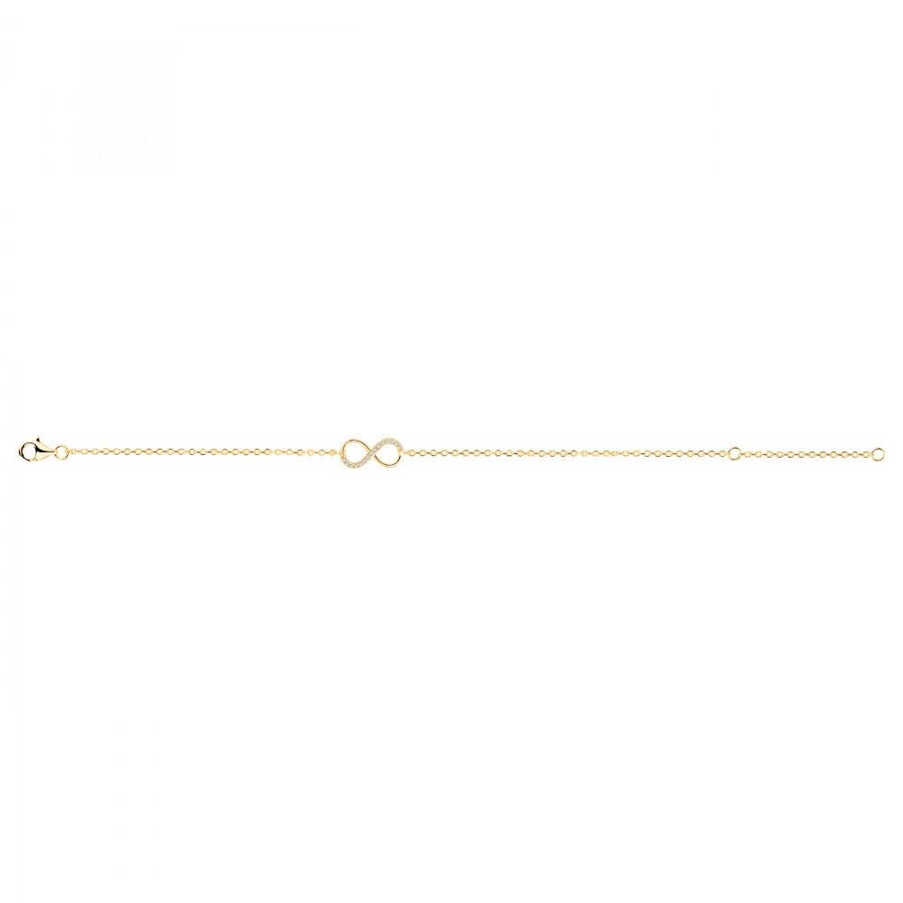 Bracelet souple Plaqué Or by Stauffer Ref. 76300003