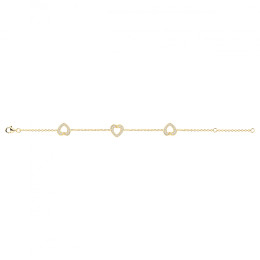 Bracelet souple Plaqué Or by Stauffer Ref. 76300014