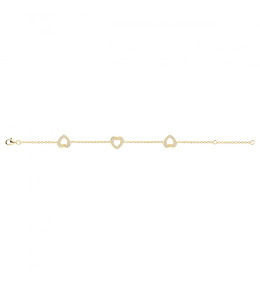 Bracelet souple Plaqué Or by Stauffer Ref. 76300014