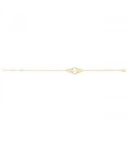 Bracelet souple Plaqué Or by Stauffer Ref. 76300020