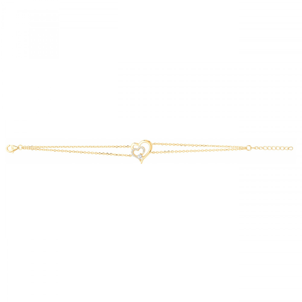 Bracelet souple Plaqué Or by Stauffer Ref. 76300022