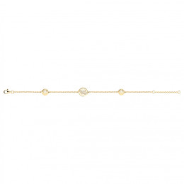Bracelet souple Plaqué Or by Stauffer Ref. 76300042
