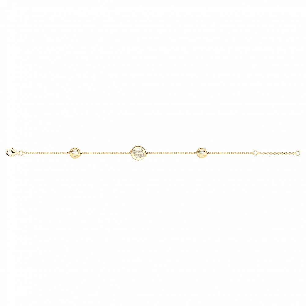 Bracelet souple Plaqué Or by Stauffer Ref. 76300042
