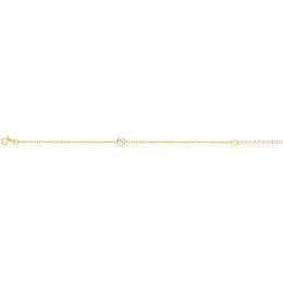 Bracelet souple Plaqué Or by Stauffer Ref. 76300061